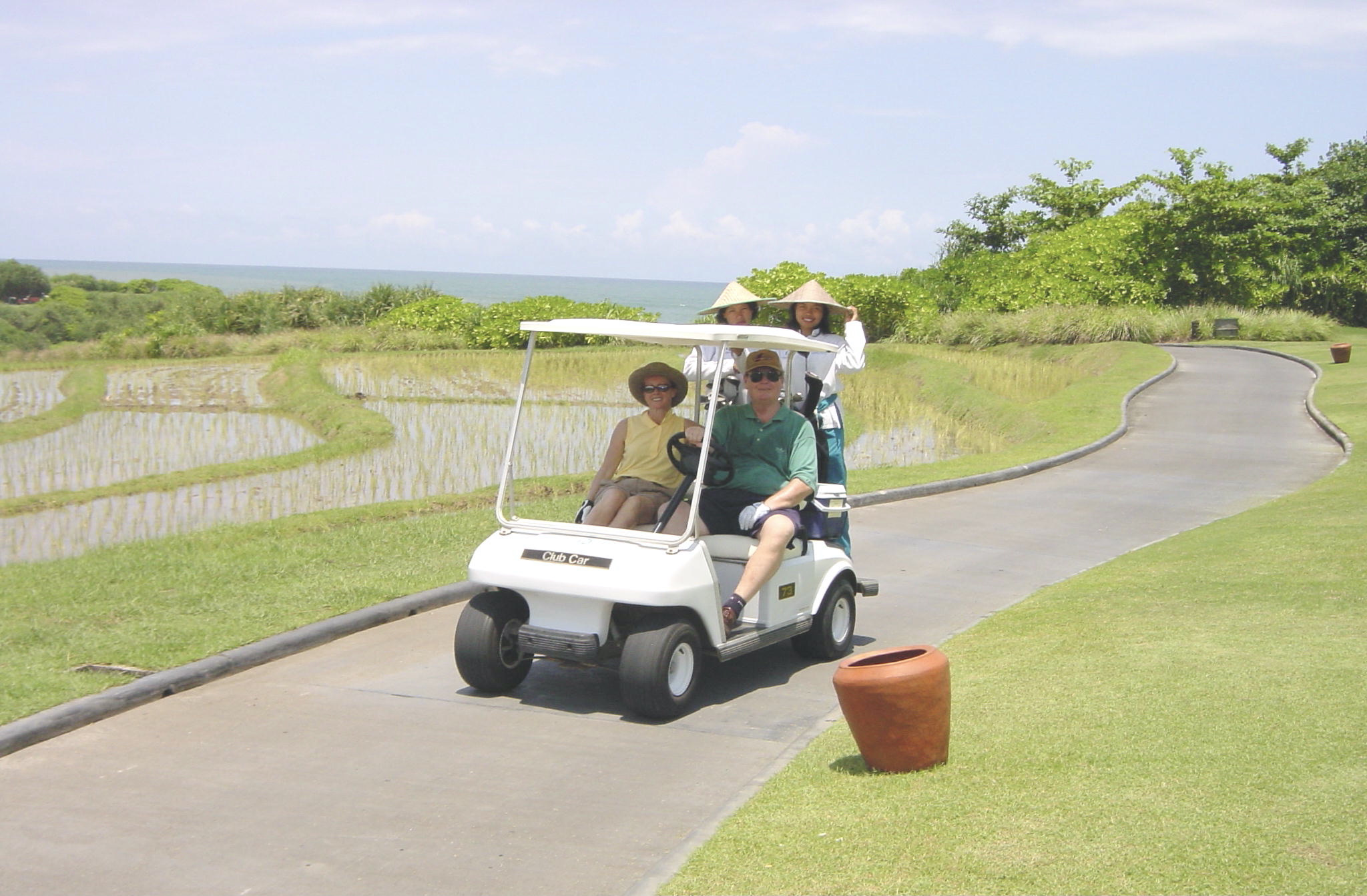 Bali – Teeing-off at Nirwana Golf Course