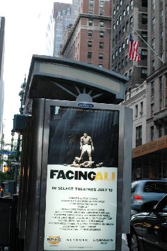 Facing Ali billboard in New York (Courtesy Network Entertainment)
