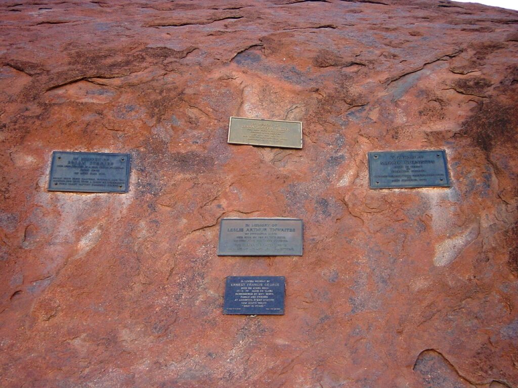 Memorials at Uluru (MCArnott)